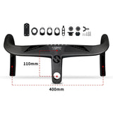 Maxbell Carbon Integrated Handlebars for Road Bicycle 28.6*400/420/440mm 400x110mm - Aladdin Shoppers