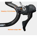 Maxbell Carbon Integrated Handlebars for Road Bicycle 28.6*400/420/440mm 420x110mm - Aladdin Shoppers