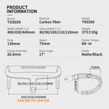 Maxbell Carbon Integrated Handlebars for Road Bicycle 28.6*400/420/440mm 420x110mm - Aladdin Shoppers