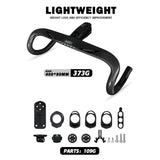 Maxbell Carbon Integrated Handlebars for Road Bicycle 28.6*400/420/440mm 440x100mm - Aladdin Shoppers