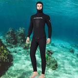 Maxbell 7mm Neoprene Swetsuits Deep Diving Wetsuit for Spearfishing Men Black L - Aladdin Shoppers