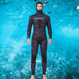 Maxbell 7mm Neoprene Swetsuits Deep Diving Wetsuit for Spearfishing Men Orange L - Aladdin Shoppers