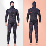 Maxbell 7mm Neoprene Swetsuits Deep Diving Wetsuit for Spearfishing Men Orange XL - Aladdin Shoppers