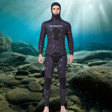 Maxbell 7mm Neoprene Swetsuits Deep Diving Wetsuit for Spearfishing Men Orange XL - Aladdin Shoppers