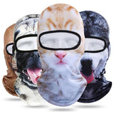 Maxbell Balaclava Ski Mask Hood Animal Full Face Cover Polyester Winter cat 2 - Aladdin Shoppers