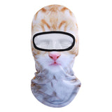 Maxbell Balaclava Ski Mask Hood Animal Full Face Cover Polyester Winter cat 2 - Aladdin Shoppers