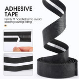 Maxbell 2Pcs Handlebar Tape Ergonomic Comfort for Fishing Rods Badminton Rackets Black - Aladdin Shoppers