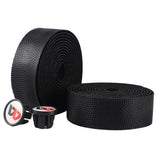 Maxbell 2Pcs Handlebar Tape Ergonomic Comfort for Fishing Rods Badminton Rackets Black - Aladdin Shoppers