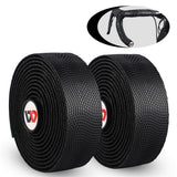 Maxbell 2Pcs Handlebar Tape Ergonomic Comfort for Fishing Rods Badminton Rackets Black - Aladdin Shoppers