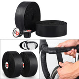 Maxbell 2Pcs Handlebar Tape Ergonomic Comfort for Fishing Rods Badminton Rackets Black - Aladdin Shoppers