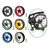 Maxbell Widened Easy Wheel for Folding Bike with Bolt for Travel Red - Aladdin Shoppers