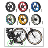 Maxbell Widened Easy Wheel for Folding Bike with Bolt for Travel Red - Aladdin Shoppers