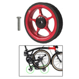 Maxbell Widened Easy Wheel for Folding Bike with Bolt for Travel Red - Aladdin Shoppers