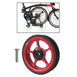 Maxbell Widened Easy Wheel for Folding Bike with Bolt for Travel Red - Aladdin Shoppers