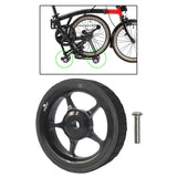 Maxbell Widened Easy Wheel for Folding Bike with Bolt for Travel Black - Aladdin Shoppers
