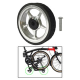 Maxbell Widened Easy Wheel for Folding Bike with Bolt for Travel Silver - Aladdin Shoppers