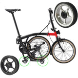 Maxbell Widened Easy Wheel for Folding Bike with Bolt for Travel Seven colors - Aladdin Shoppers