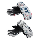 Maxbell Winter Cycling Gloves Anti-Slip Elastic Cuff for Bicycle Bike Red White - Aladdin Shoppers