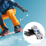Maxbell Winter Cycling Gloves Anti-Slip Elastic Cuff for Bicycle Bike Red White - Aladdin Shoppers