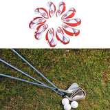 Maxbell 10Pcs Golf Iron Covers Set Club Headcovers Cloth Driver Red White Protector - Aladdin Shoppers