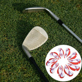 Maxbell 10Pcs Golf Iron Covers Set Club Headcovers Cloth Driver Red White Protector - Aladdin Shoppers