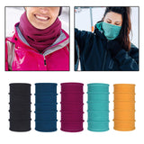 Maxbell Soft Neck Gaiter Tube Warmer Cold Weather Protection Face Cover Snood black - Aladdin Shoppers