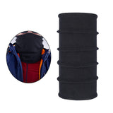 Maxbell Soft Neck Gaiter Tube Warmer Cold Weather Protection Face Cover Snood black - Aladdin Shoppers