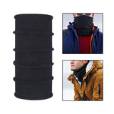 Maxbell Soft Neck Gaiter Tube Warmer Cold Weather Protection Face Cover Snood black - Aladdin Shoppers