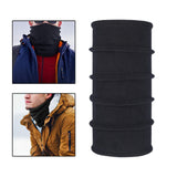 Maxbell Soft Neck Gaiter Tube Warmer Cold Weather Protection Face Cover Snood black - Aladdin Shoppers