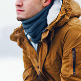 Maxbell Soft Neck Gaiter Tube Warmer Cold Weather Protection Face Cover Snood blue - Aladdin Shoppers