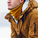 Maxbell Soft Neck Gaiter Tube Warmer Cold Weather Protection Face Cover Snood yellow - Aladdin Shoppers