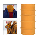 Maxbell Soft Neck Gaiter Tube Warmer Cold Weather Protection Face Cover Snood yellow - Aladdin Shoppers