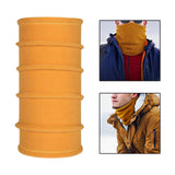 Maxbell Soft Neck Gaiter Tube Warmer Cold Weather Protection Face Cover Snood yellow - Aladdin Shoppers