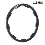 Maxbell Bicycle Cassette Flywheel Washer Hub Spacer Bike Grooved Gasket 1.5mm Black - Aladdin Shoppers