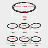 Maxbell Bicycle Cassette Flywheel Washer Hub Spacer Bike Grooved Gasket 1.5mm Black - Aladdin Shoppers