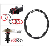Maxbell Bicycle Cassette Flywheel Washer Hub Spacer Bike Grooved Gasket 1.5mm Black - Aladdin Shoppers