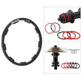 Maxbell Bicycle Cassette Flywheel Washer Hub Spacer Bike Grooved Gasket 1.5mm Black - Aladdin Shoppers