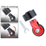 Maxbell Folding Bike Easy Wheel Roller Auxiliary Caster Embedded Fold Bicycle Red - Aladdin Shoppers