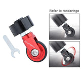 Maxbell Folding Bike Easy Wheel Roller Auxiliary Caster Embedded Fold Bicycle Red - Aladdin Shoppers