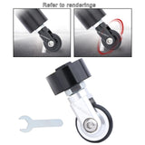 Maxbell Folding Bike Easy Wheel Roller Auxiliary Caster Embedded Fold Bicycle Silver - Aladdin Shoppers
