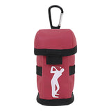 Maxbell Golf Ball Carry Bag Small Golf Accessories Waterproof Pouch with Hook Red - Aladdin Shoppers