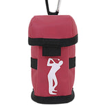 Maxbell Golf Ball Carry Bag Small Golf Accessories Waterproof Pouch with Hook Red - Aladdin Shoppers