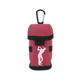 Maxbell Golf Ball Carry Bag Small Golf Accessories Waterproof Pouch with Hook Red - Aladdin Shoppers