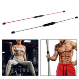 Maxbell High Elastic Fitness Bar Training Muscle Exercise Stick Red Not Detachable - Aladdin Shoppers