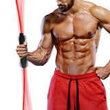 Maxbell High Elastic Fitness Bar Training Muscle Exercise Stick Red Not Detachable - Aladdin Shoppers