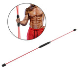 Maxbell High Elastic Fitness Bar Training Muscle Exercise Stick Red Not Detachable - Aladdin Shoppers