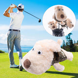 7xFunny Golf Club Wood Driver Head Cover Plush Headcover Protection Number 3 5