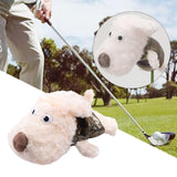 7xFunny Golf Club Wood Driver Head Cover Plush Headcover Protection Number 3 5