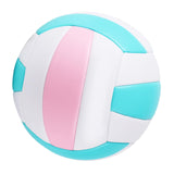 Maxbell Standard Indoor Volleyball Outdoor Ball for Kids Teenager Pink Green White