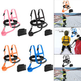 Maxbell Kids Ski Harness Safe Shoulder Leash Strap for Snowboard Training Beginners Black